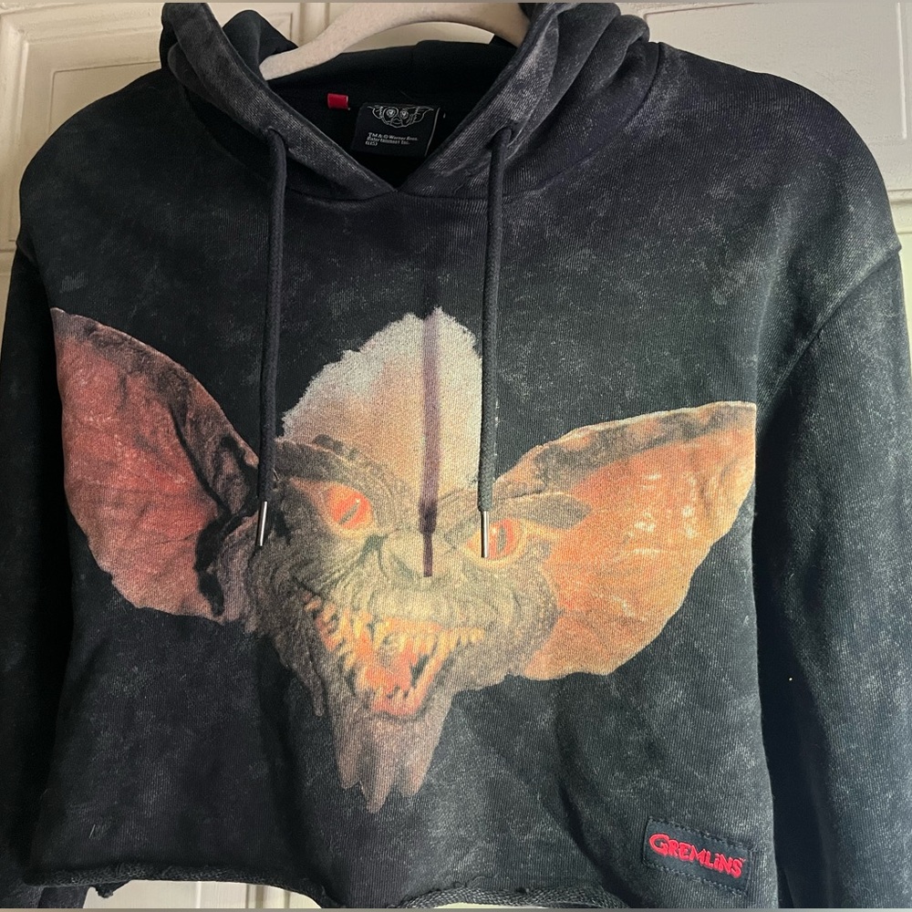 Drop Dead Gremlins Cropped Hoodie